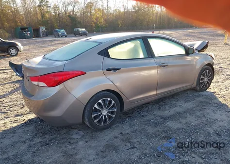 2011 Hyundai Elantra Gls from USA, damaged, VIN 5NPDH4AE2BH019151